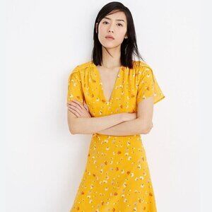 NWOT Madewell Belladonna Silk Dress